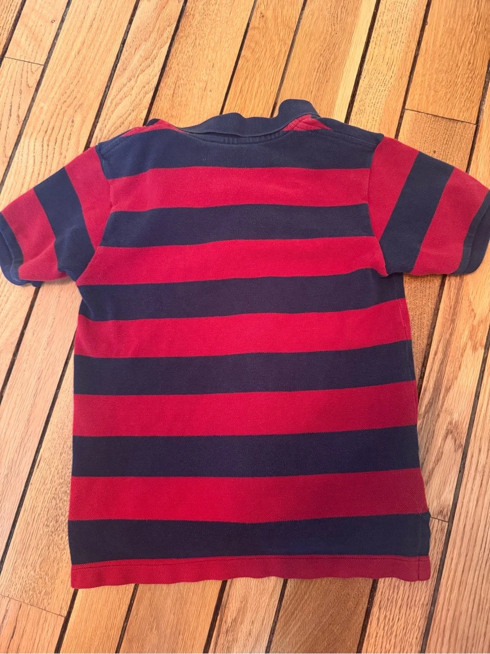 Ralph Lauren Kids Striped Polo - Red & Navy